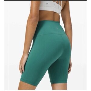 Lululemon Align Tank Top Submarine and Align HR Shorts Desert Teal Set